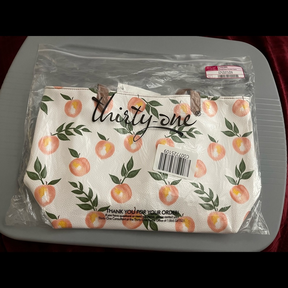 Thirty One Peach Paradise Tote
